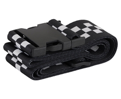 Checkered Luggage Strap