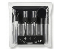 5-Piece Refillable Travel Bottle Set