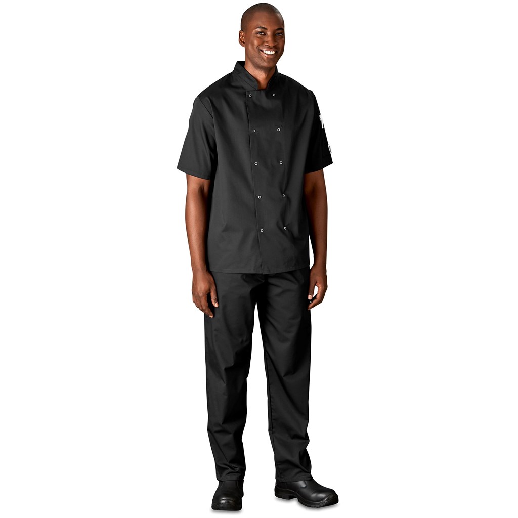 Unisex Short Sleeve Zest Chef Jacket - Image 2