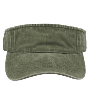 25052OLIVE - Maxed Washed Visor - Olive
