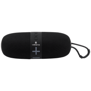 Volkano Flow Series Portable Bluetooth Speaker - Black with Grey Buttons