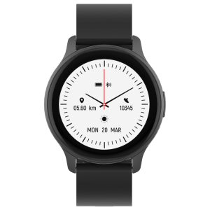 Volkano Active Tech Trend series Watch with heart rate monitor - Black