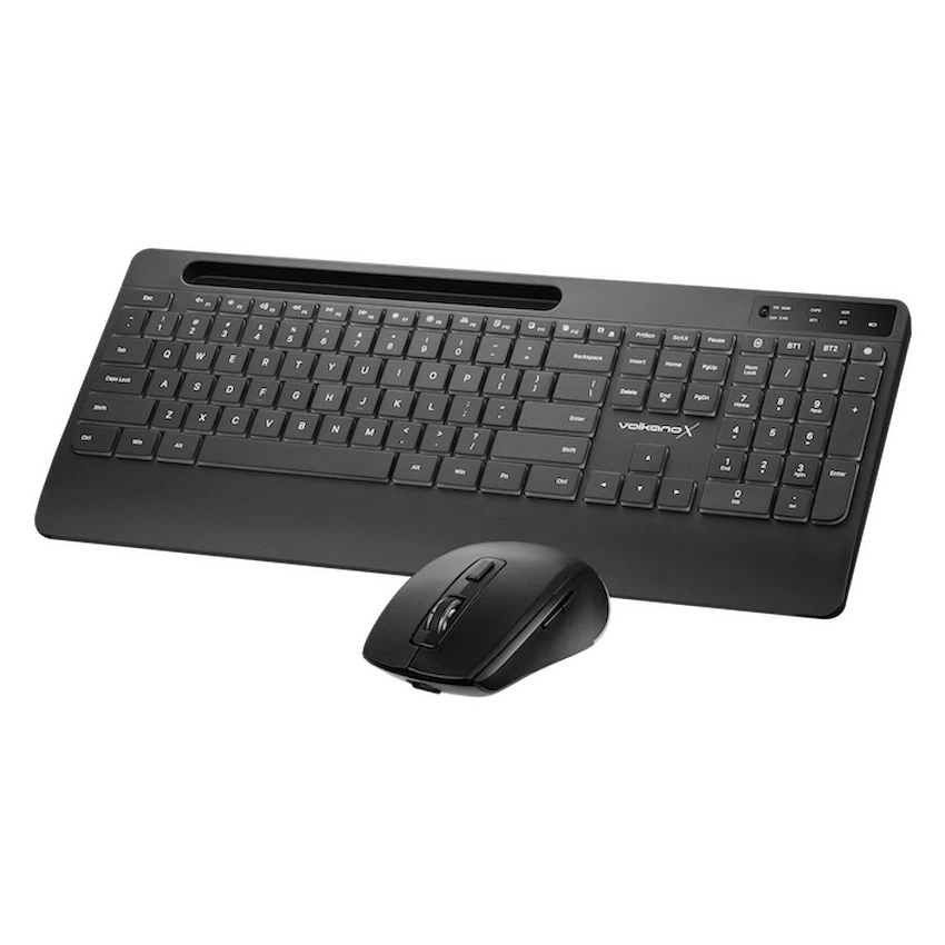 VolkanoX Gem Bluetooth Wireless Keyboard and Mouse - Black - Image 21
