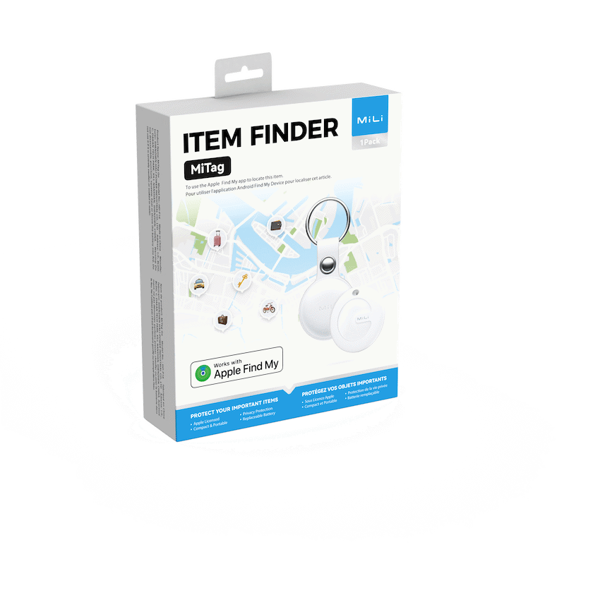 MiTag Apple-Compatible Tag with Leather Keychain Accessory - 1 Pack - Image 18