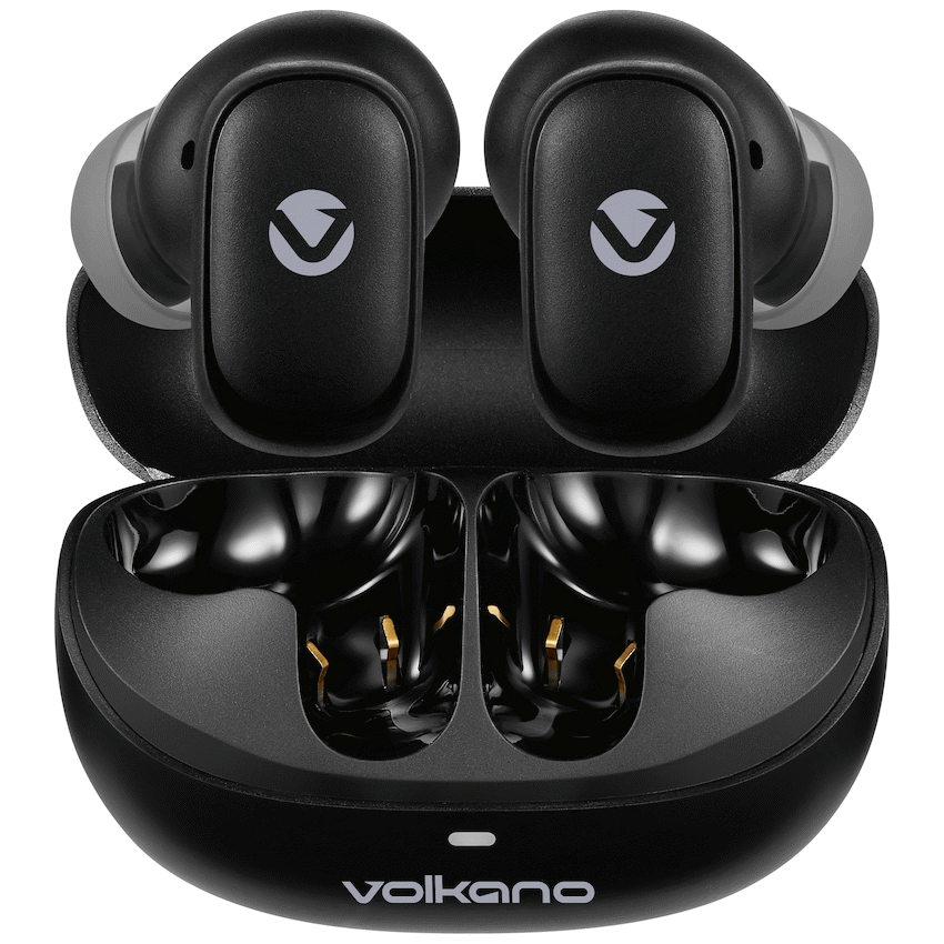 Volkano Sugar-Cube Active Noise Cancelling True Wireless Earphones - Black - Image 3