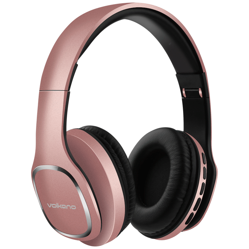 Volkano Phonic Series Bluetooth Full-Size Headphones - Rose Gold - Image 2