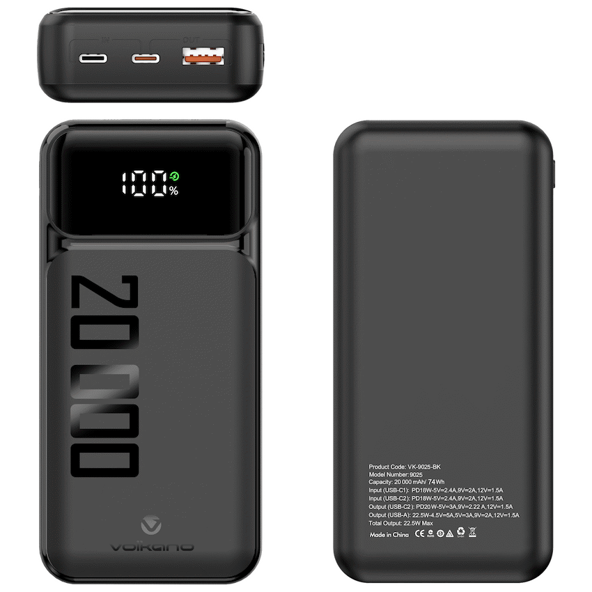 Volkano Roma Series 20000mah PD 22.5w Power Bank - Image 3
