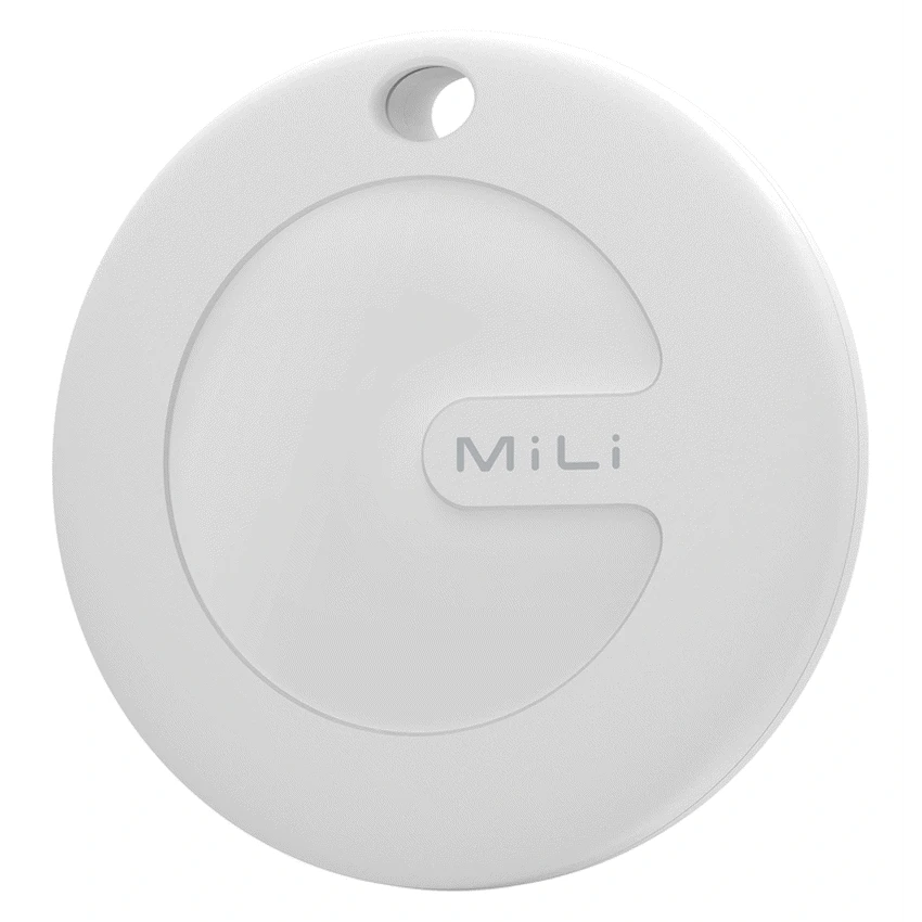 MiTag Apple-Compatible Tag with Leather Keychain Accessory - 1 Pack - Image 2