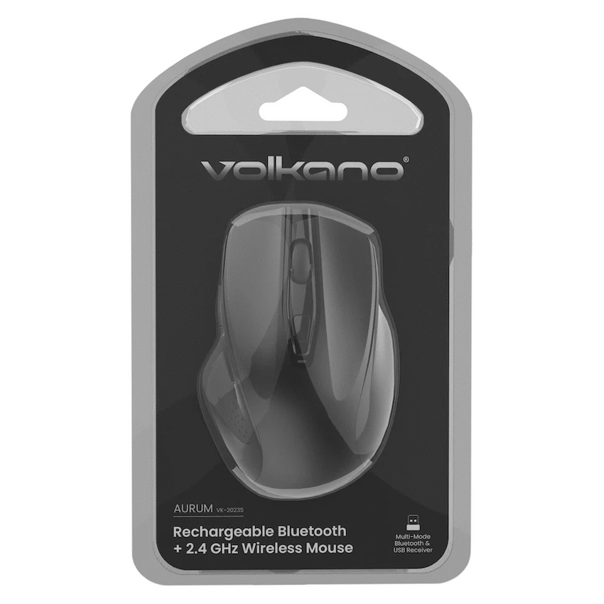 Volkano Aurum Series Bluetooth Wireless Mouse - Black - Image 8