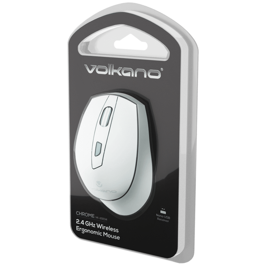Volkano Chrome Series Wireless Mouse - Gray - Image 4