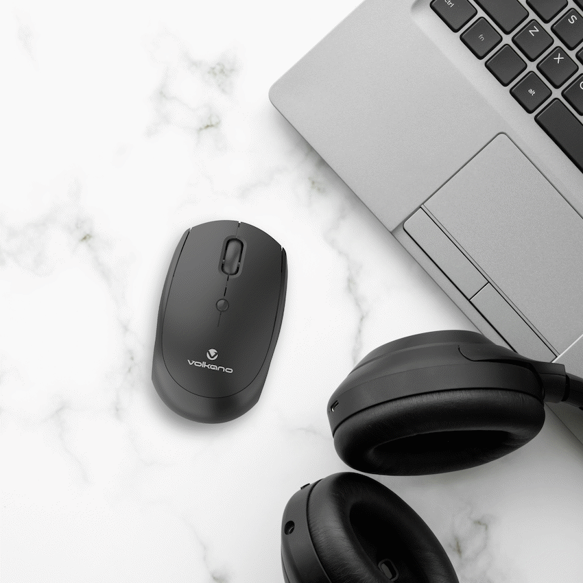 Volkano Talc Wireless Mouse - Black - Image 6