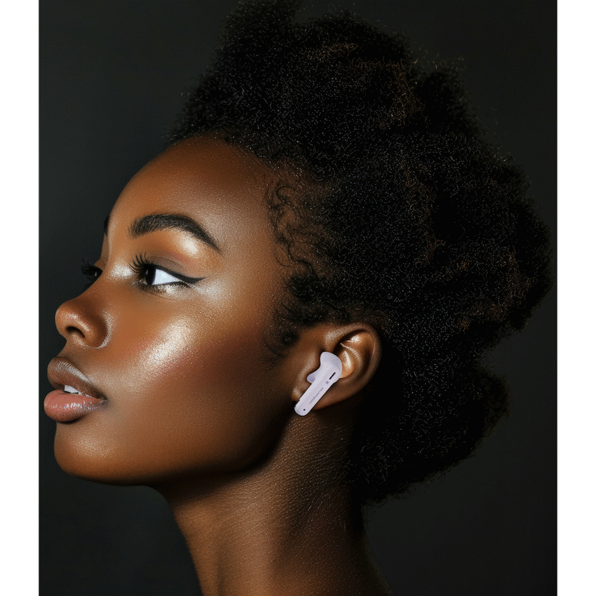 Volkano Jupiter Series TWS Earphones - Pastel Purple - Image 7