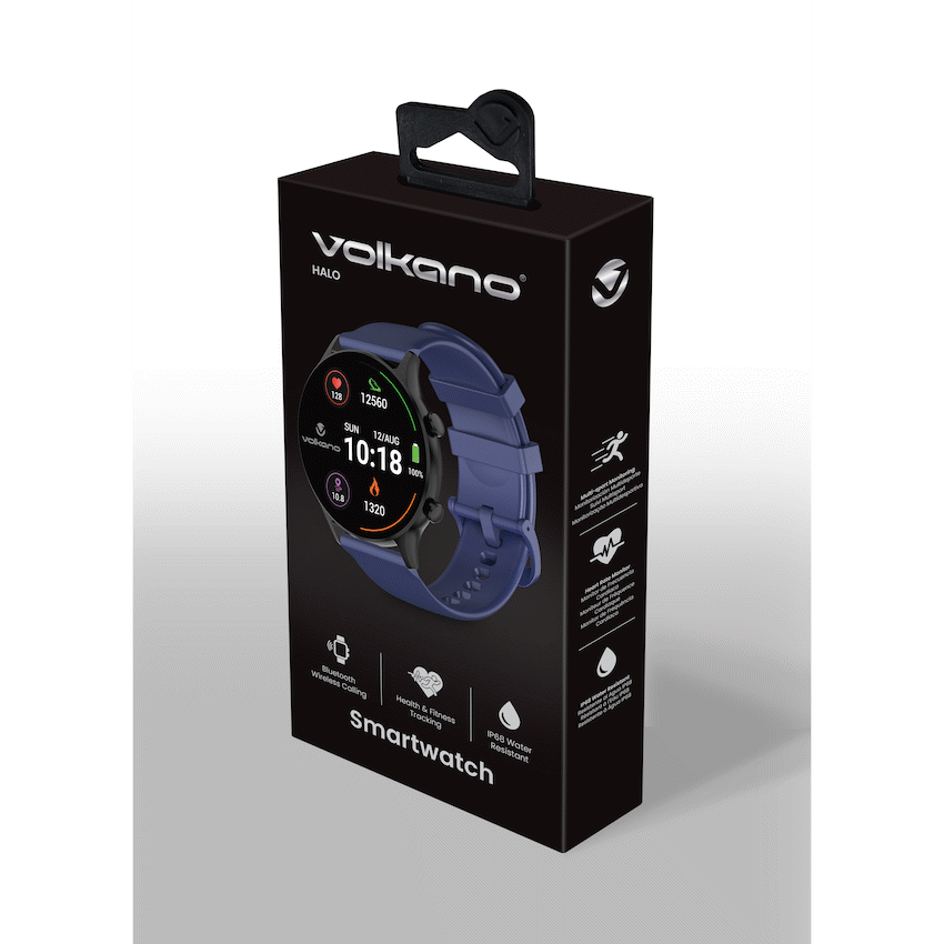 Volkano Halo Series Smartwatch - Denim Blue - Image 12