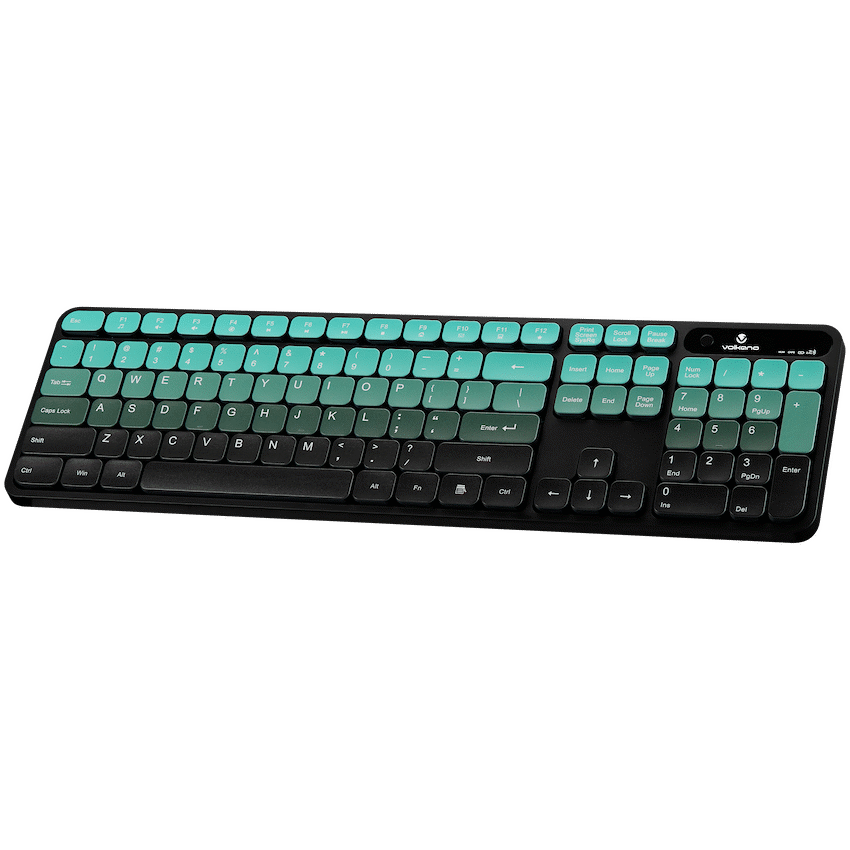 Volkano Prism Series Bluetooth Wireless Keyboard and Mouse - Teal - Image 17