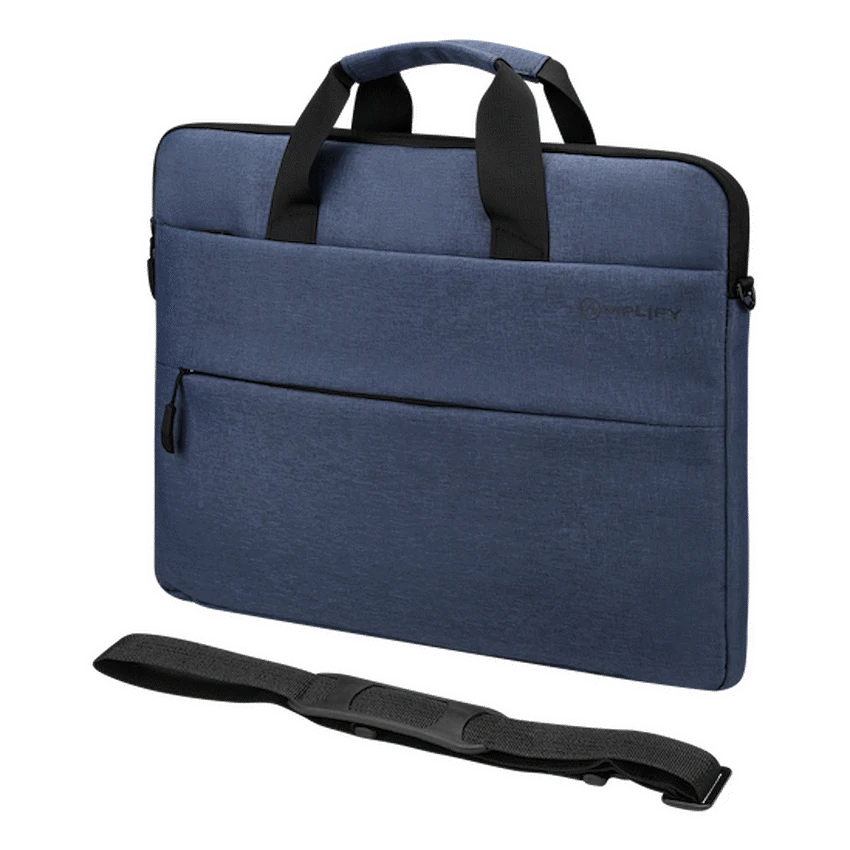 Amplify Cuba 15.6" Laptop Shoulder Bag Navy - Image 9