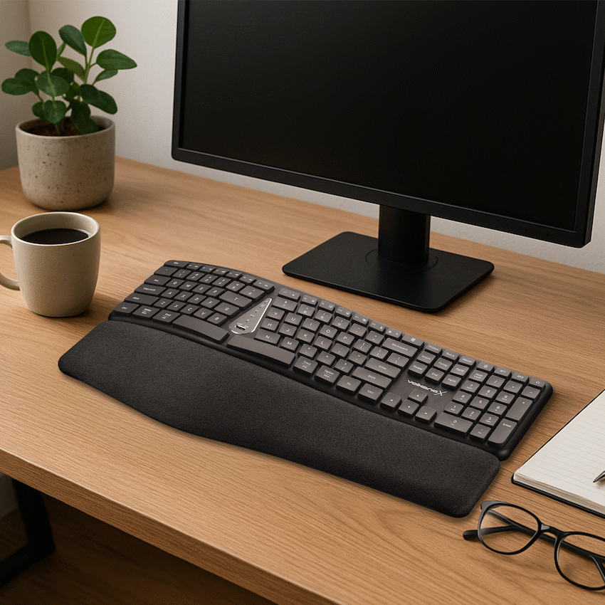 VolkanoX Ergo Bluetooth Wireless Keyboard - Image 4
