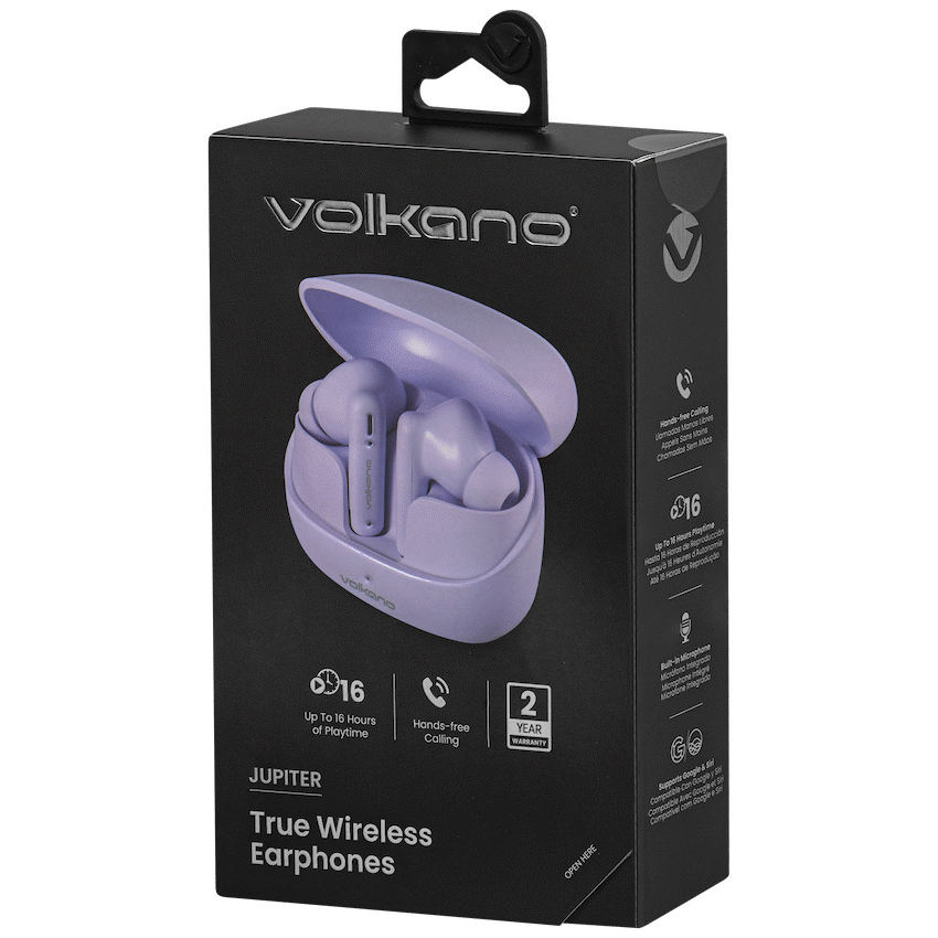 Volkano Jupiter Series TWS Earphones - Pastel Purple - Image 12