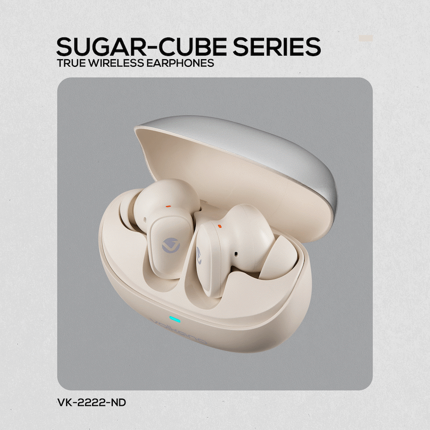 Volkano Sugar-Cube Active Noise-Cancelling True Wireless Earphones - Nude - Image 21